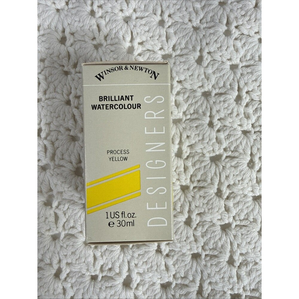 Winsor & Newton Brilliant Watercolor Process Ink Yellow 1 fl oz NOS